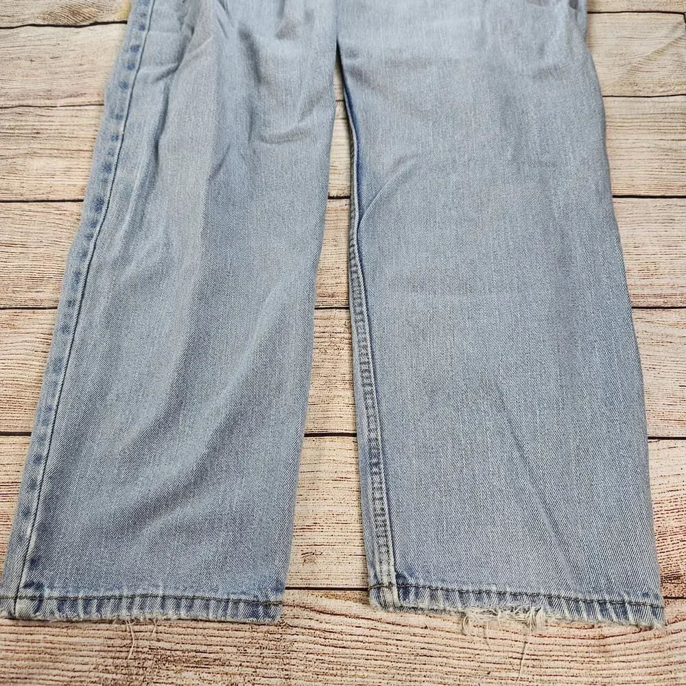 Levi’s 550 Jeans Mens 38x32 Blue Relaxed Tapered 100% Cotton *Distressed
